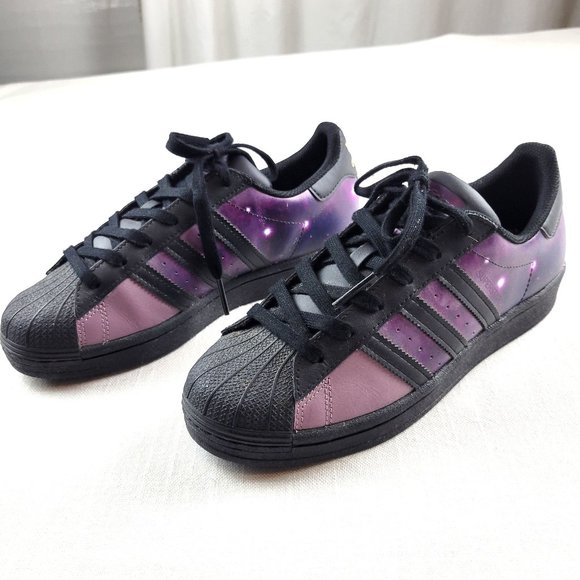 Rare ADIDAS Superstar J Galactic Sneakers - Youth 5.5 - Picture 6 of 11